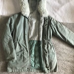 Yves Salomon Enfant jacket, size 12.